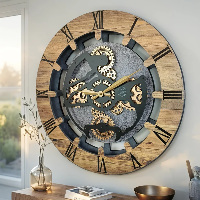 CANADA LINE WANDUHR RUND 24 ZOLL HOLZ & STEIN